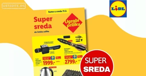 Lidl CENA DANA - SUPER SREDA 11.2.2026.