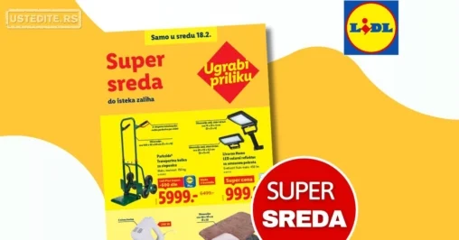 Lidl CENA DANA - SUPER SREDA 18.2.2026.