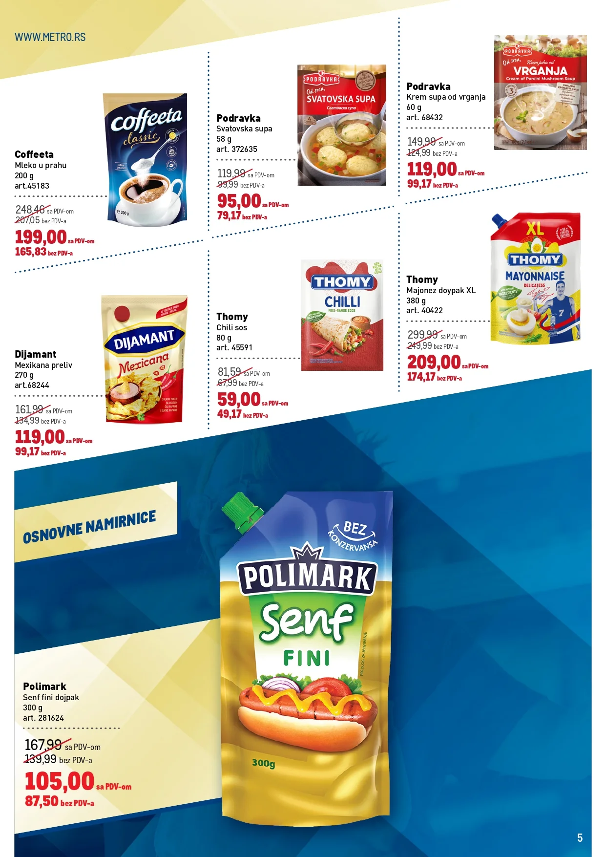 Metro katalog PREHRANA/NEPREHRANA 5-18.2.2026.