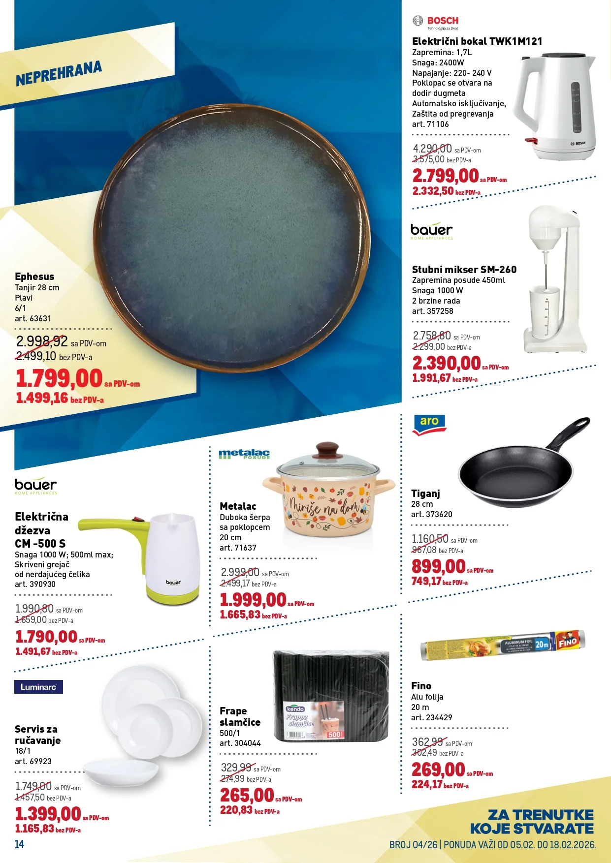 Metro katalog PREHRANA/NEPREHRANA 5-18.2.2026.