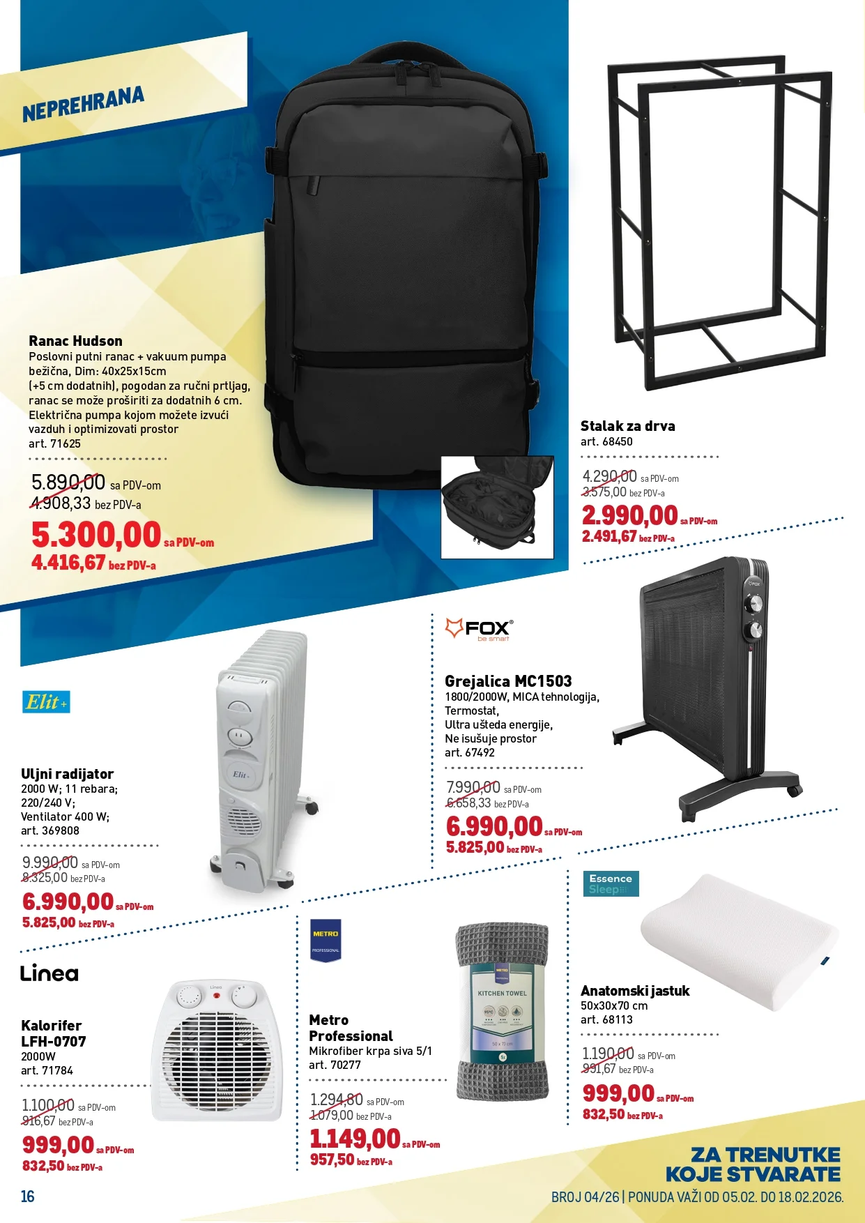 Metro katalog PREHRANA/NEPREHRANA 5-18.2.2026.