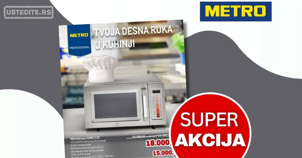 Metro akcija MIKROTALASNA 1-31.3.2026.