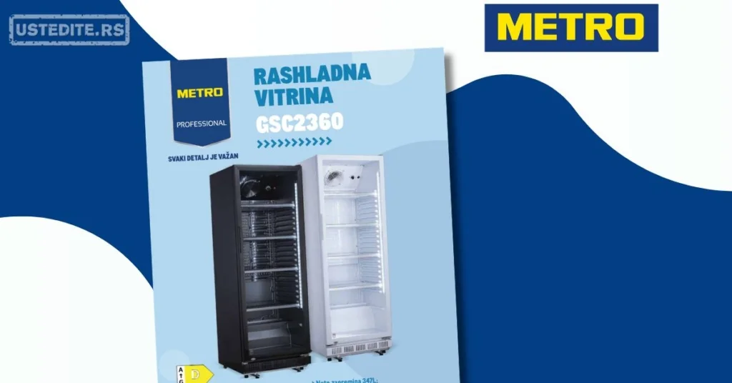 Metro akcija RASHLADNA VITRINA 1-31.3.2026.