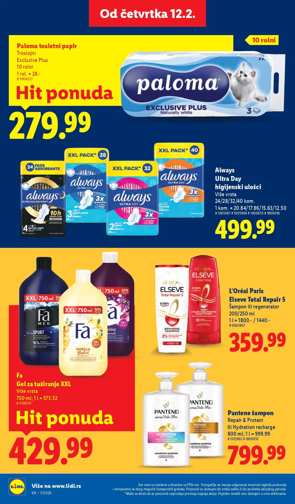 Lidl katalog 12-18.2.2026.