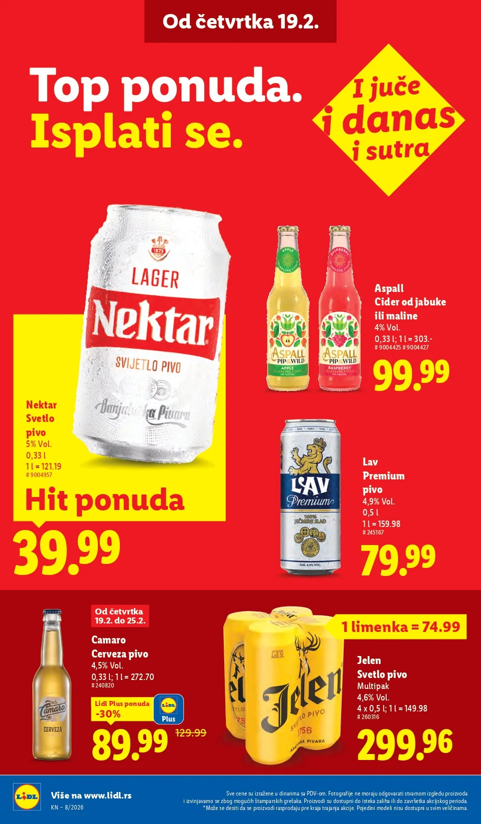 Lidl katalog 19-25.2.2026.