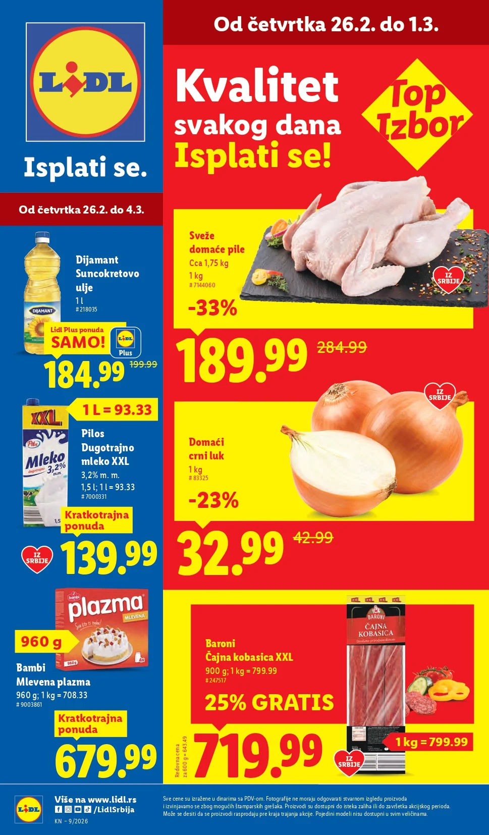 Lidl katalog 26.2-4.3.2026.