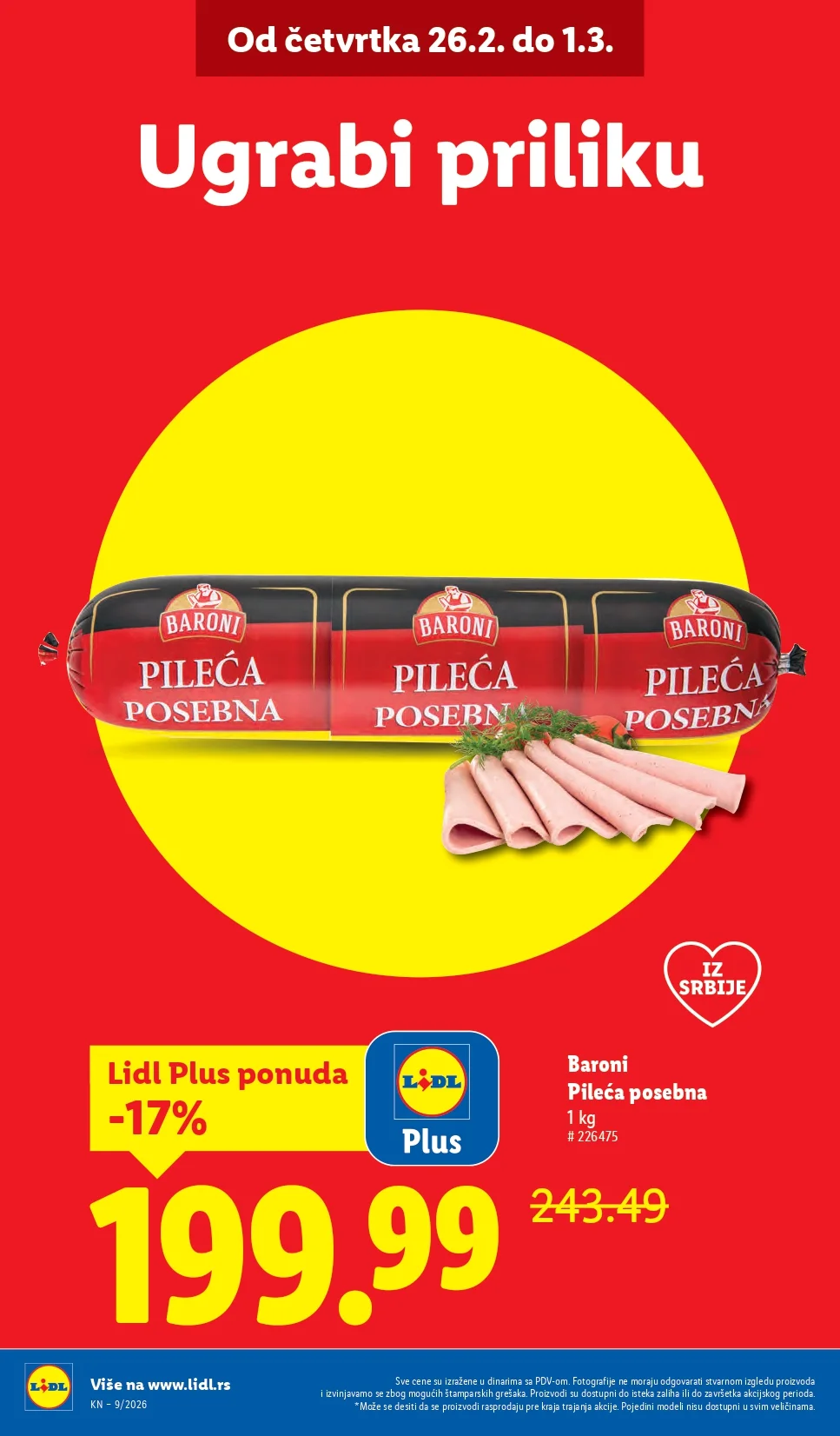 Lidl katalog 26.2-4.3.2026.