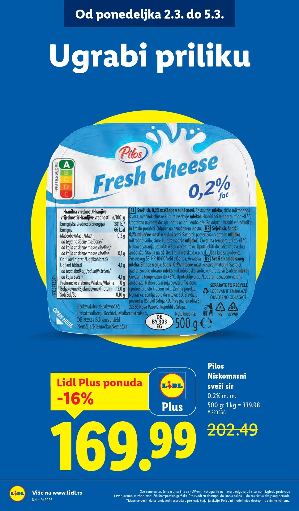 Lidl katalog 26.2-4.3.2026.