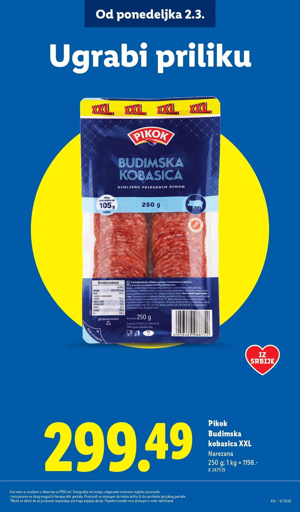 Lidl katalog 26.2-4.3.2026.