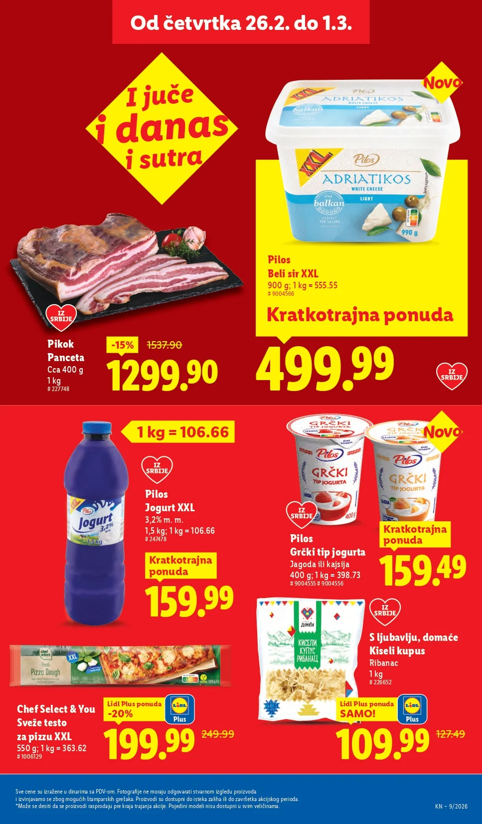 Lidl katalog 26.2-4.3.2026.