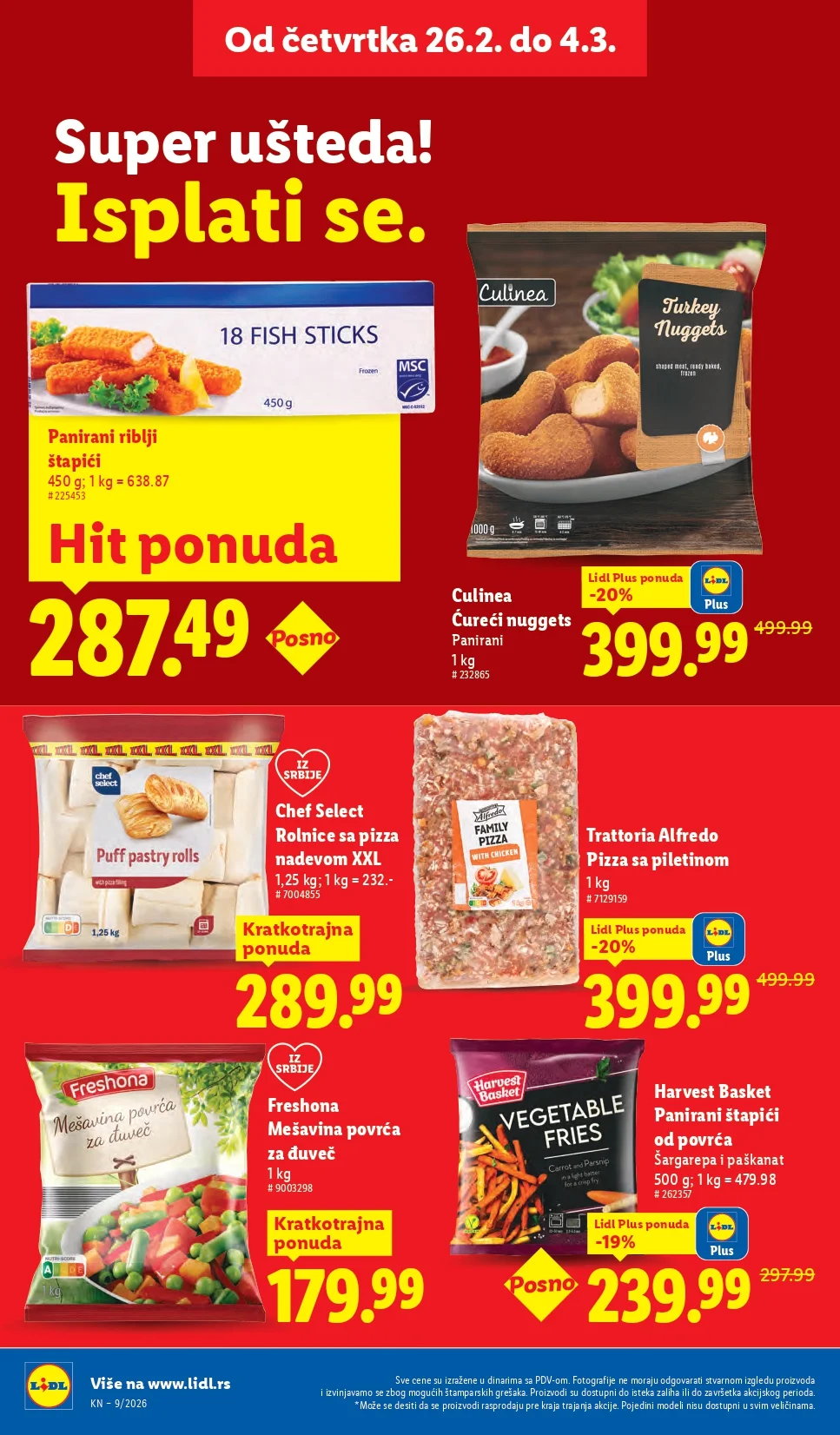 Lidl katalog 26.2-4.3.2026.