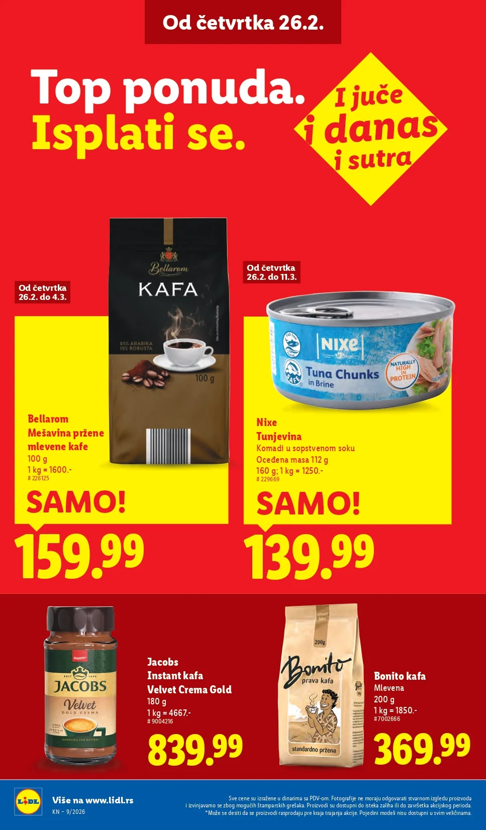 Lidl katalog 26.2-4.3.2026.