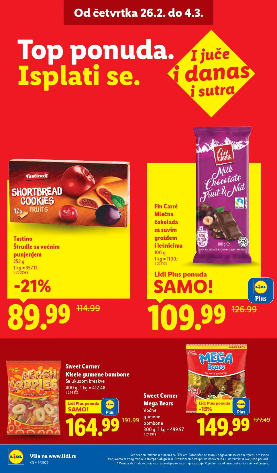 Lidl katalog 26.2-4.3.2026.