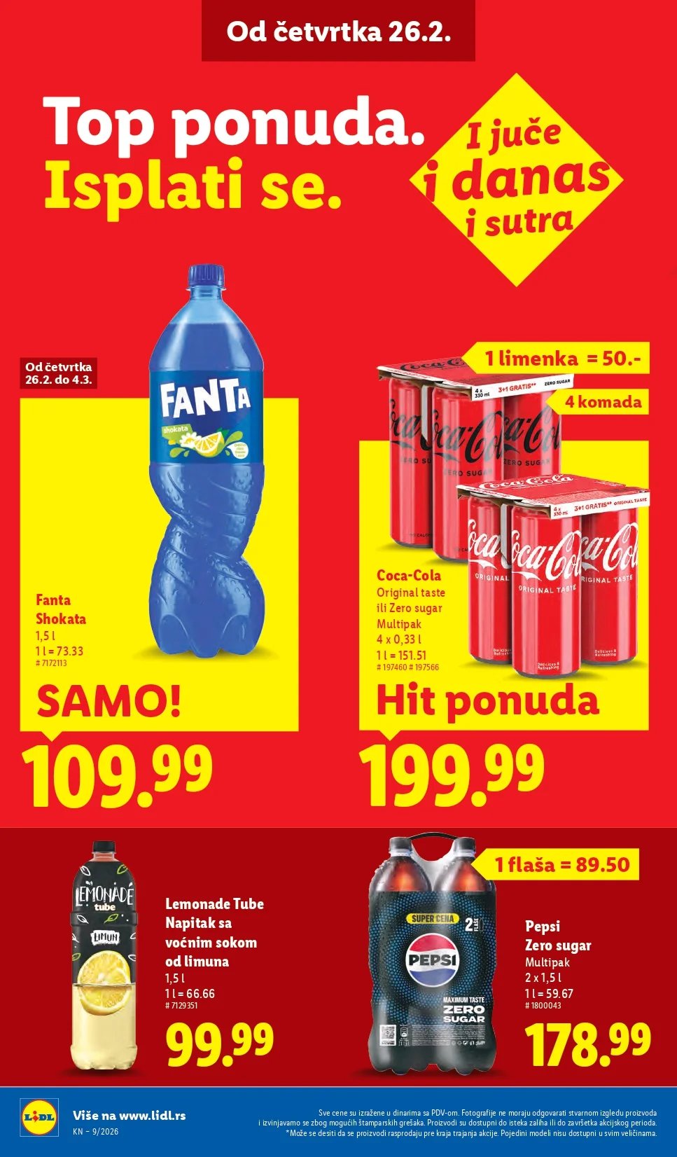 Lidl katalog 26.2-4.3.2026.