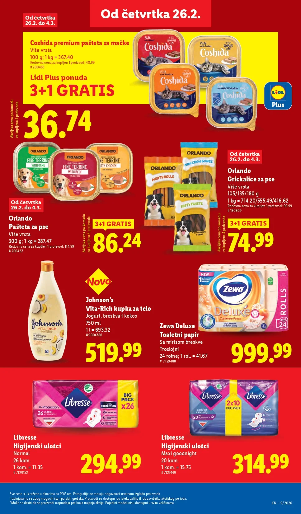 Lidl katalog 26.2-4.3.2026.