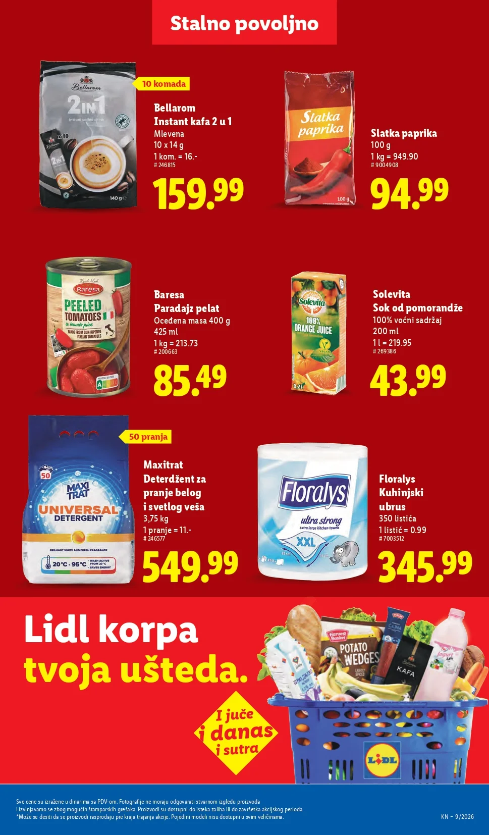 Lidl katalog 26.2-4.3.2026.