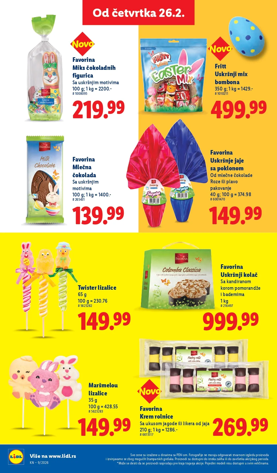 Lidl katalog 26.2-4.3.2026.