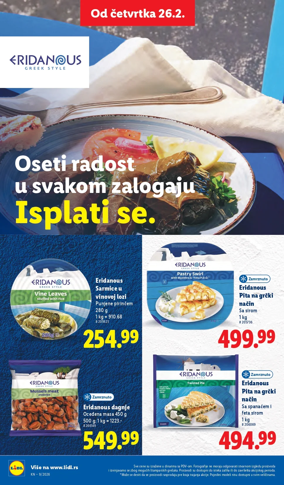 Lidl katalog 26.2-4.3.2026.