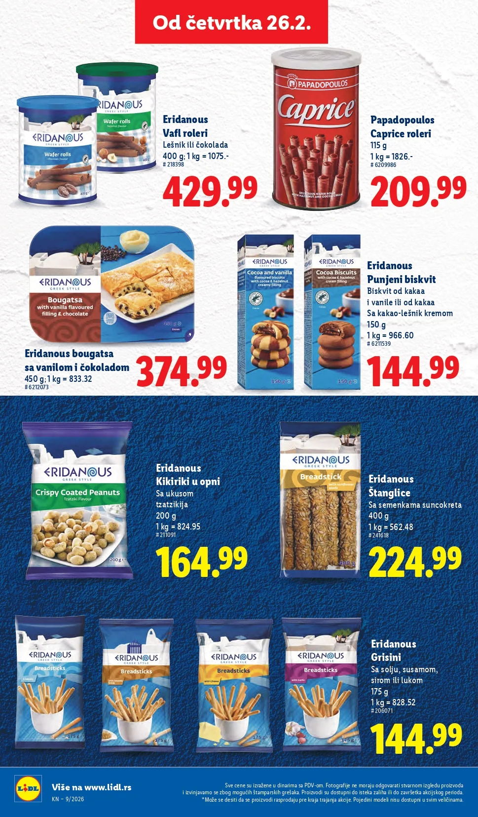 Lidl katalog 26.2-4.3.2026.