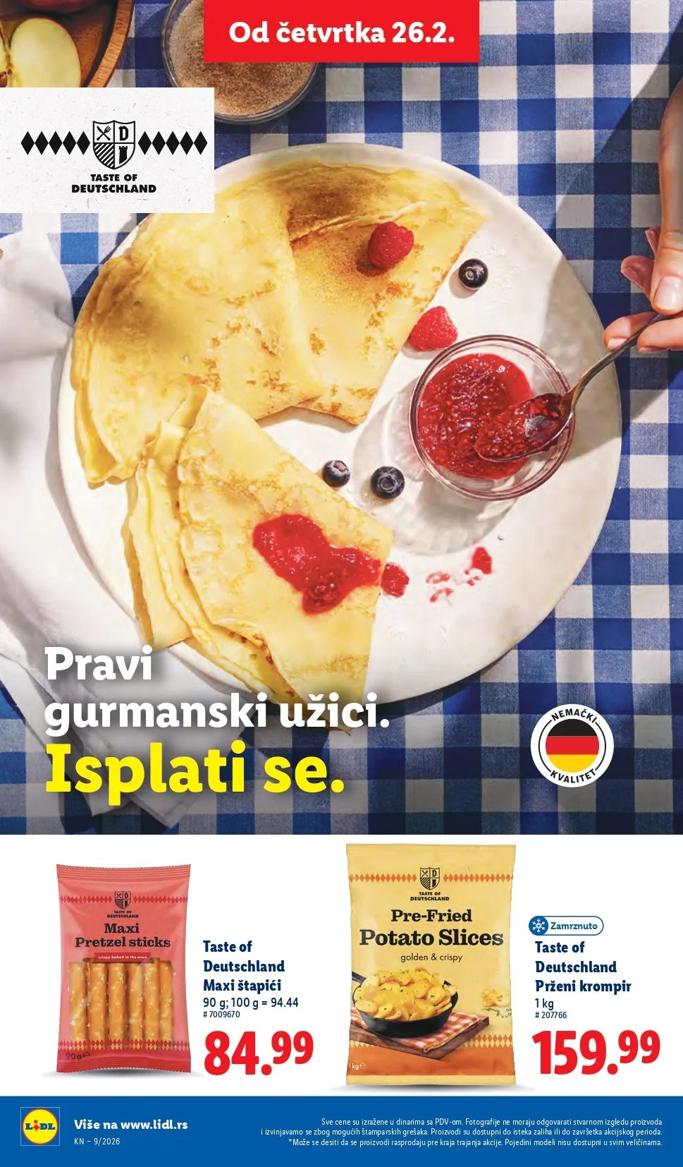 Lidl katalog 26.2-4.3.2026.