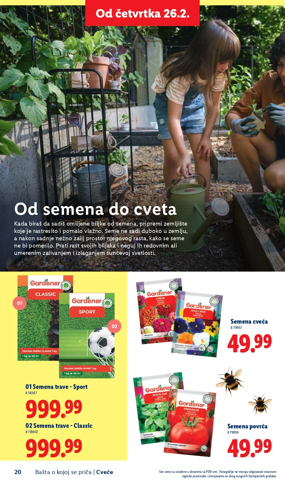 Lidl katalog – baštenska ponuda od 26.2.2026. do isteka zaliha