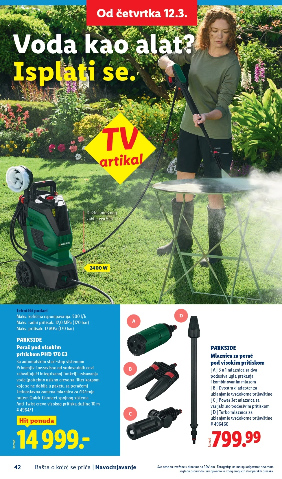 Lidl katalog – baštenska ponuda od 26.2.2026. do isteka zaliha