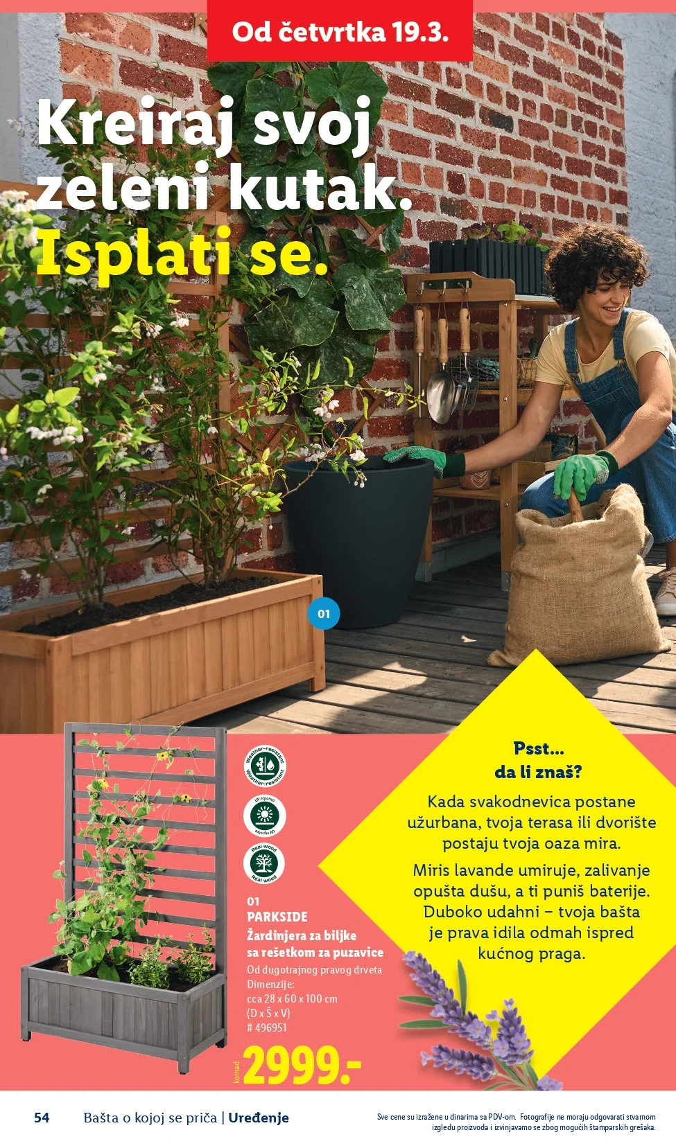Lidl katalog – baštenska ponuda od 26.2.2026. do isteka zaliha