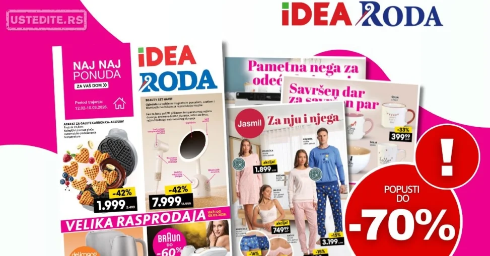 Roda & Idea katalog NAJ NAJ PONUDA 12.2-10.3.2026.