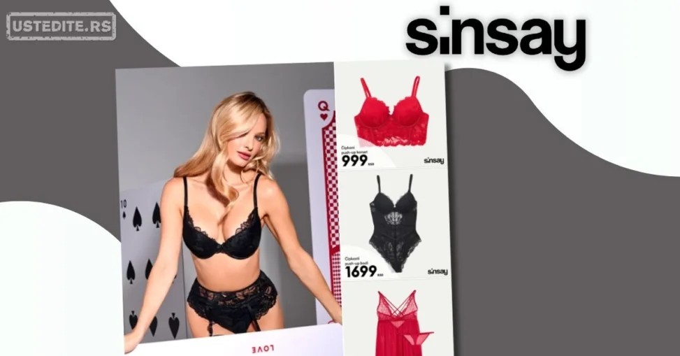 Sinsay DONJI VEŠ ZA ŽENE februar 2026.