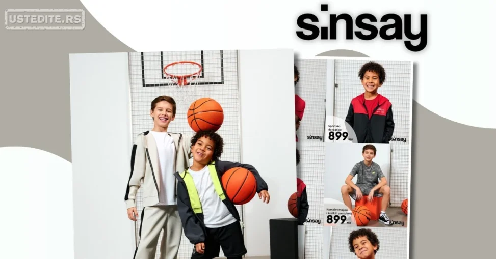 Sinsay akcija - SPORTSKA ODEĆA ZA DEČAKE februar 2026.