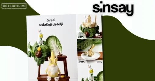 Sinsay akcija USKRŠNJA DEKORACIJA februar 2026.