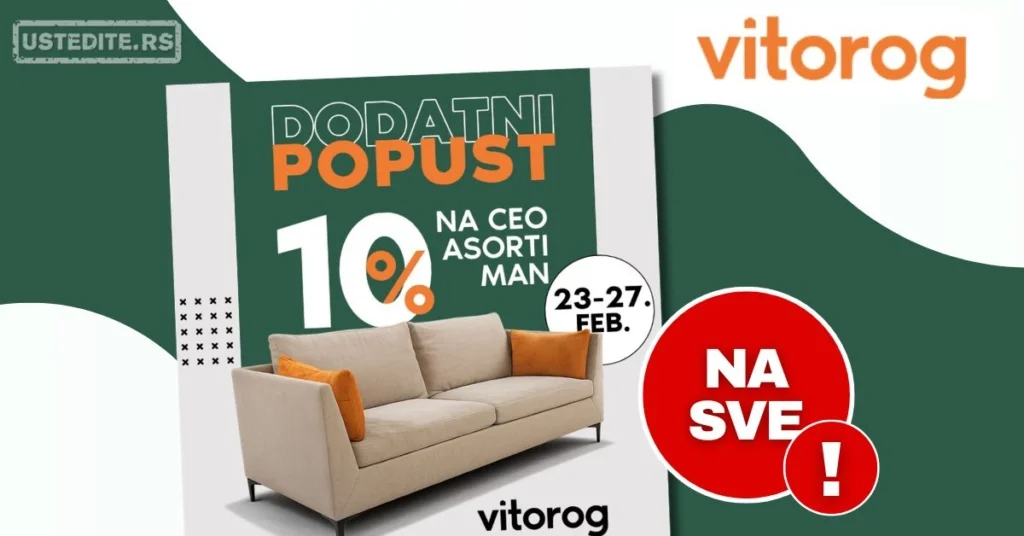 Vitorog SNIŽENJE NA SVE 23-27.2.2026.