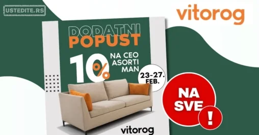 Vitorog SNIŽENJE NA SVE 23-27.2.2026.