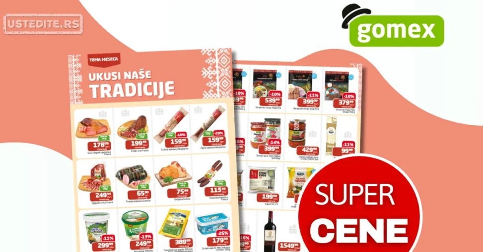 Gomex katalog TEMA MESECA 18.2-3.3.2026.