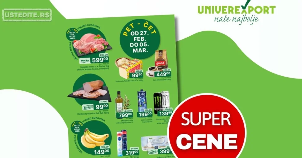 Univerexport katalog 27.2-5.3.2026.