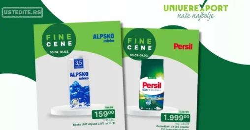 Univerexport FINE CENE 3.1-1.3.2026.