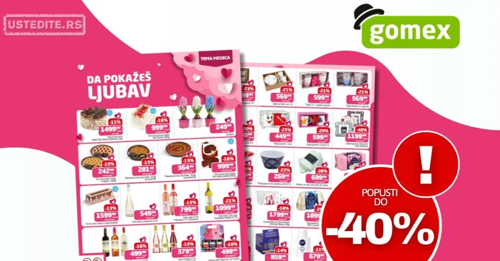 Gomex katalog TEMA MESECA 4-17.2.2026.