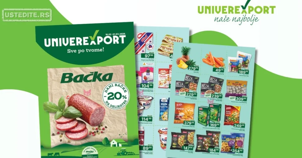 Univerexport katalog 16.2-1.3.2026.