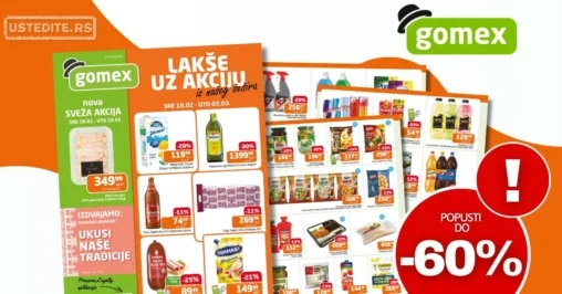 Gomex katalog 18.2-3.3.2026.