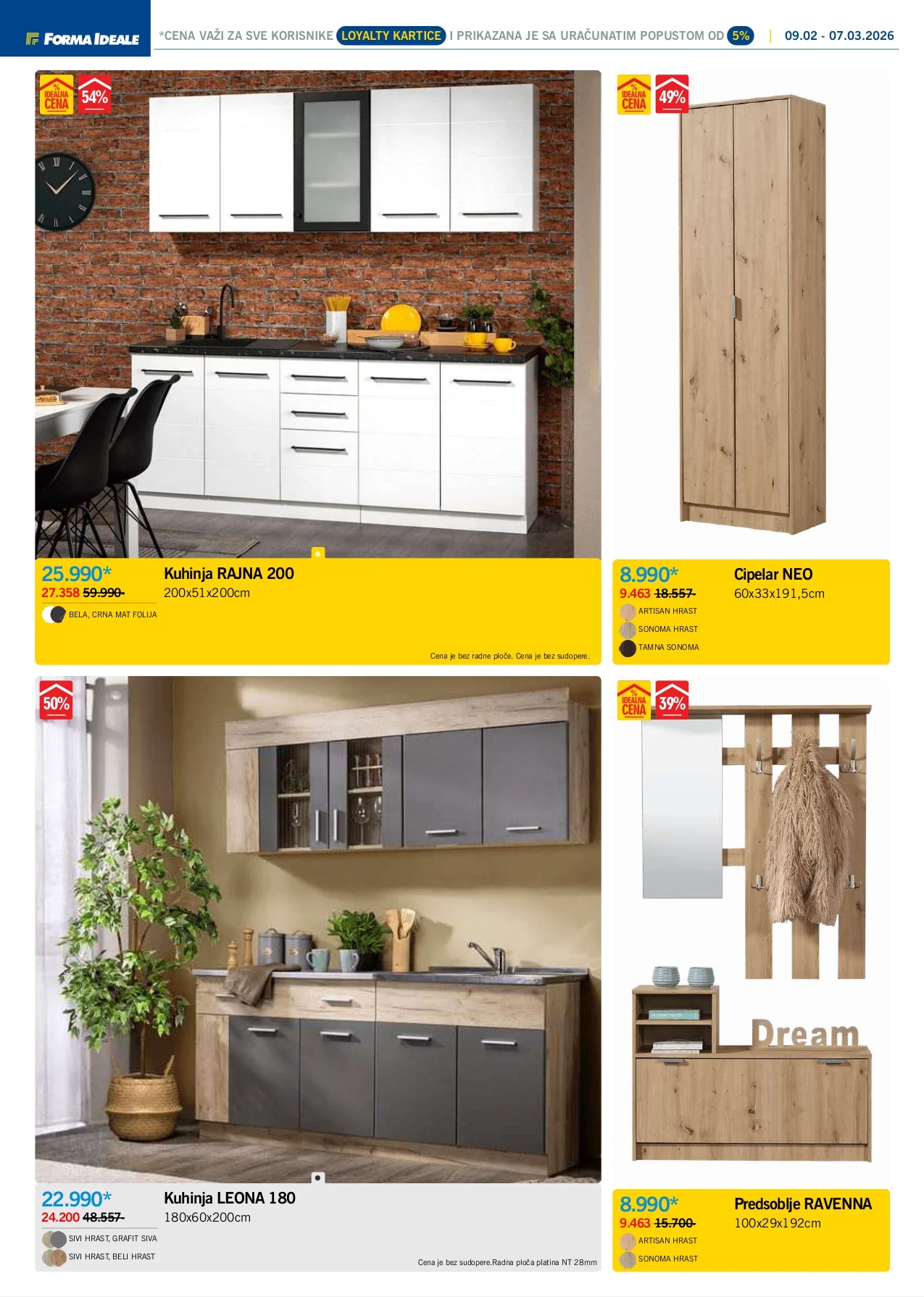 Forma Ideale katalog 9.2-7.3.2026.