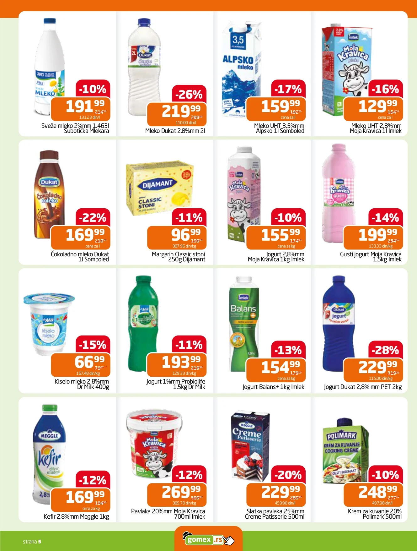 Gomex katalog AKCIJE IZ ŠEŠIRA 4-17.2.2026.