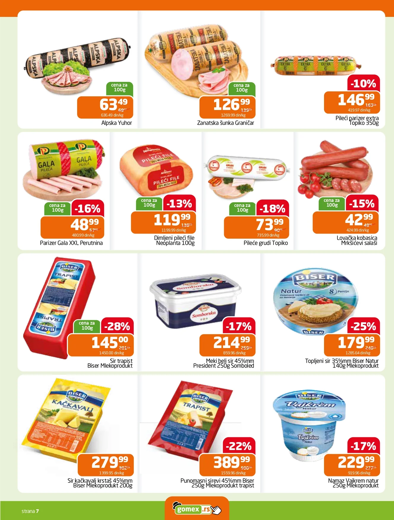 Gomex katalog AKCIJE IZ ŠEŠIRA 4-17.2.2026.