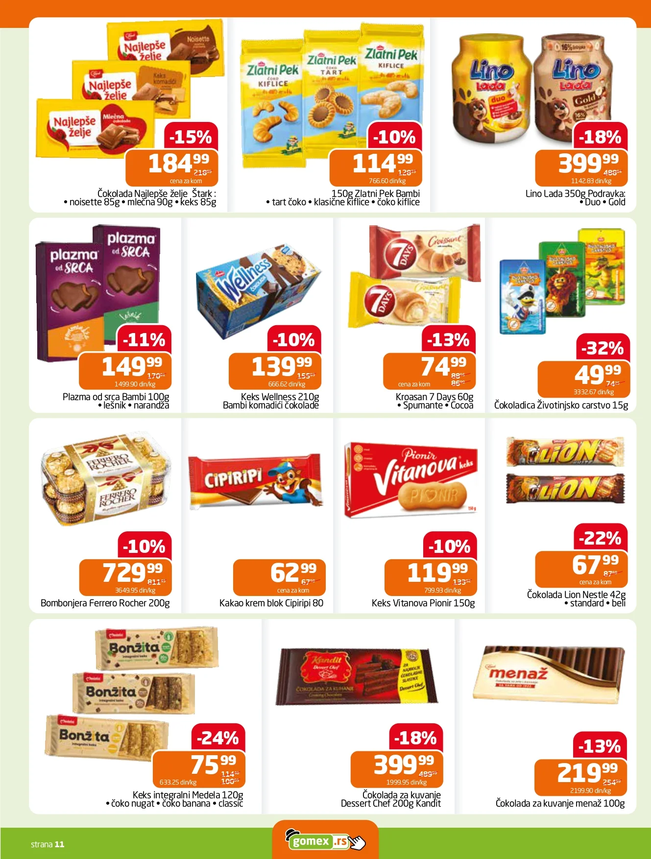 Gomex katalog AKCIJE IZ ŠEŠIRA 4-17.2.2026.