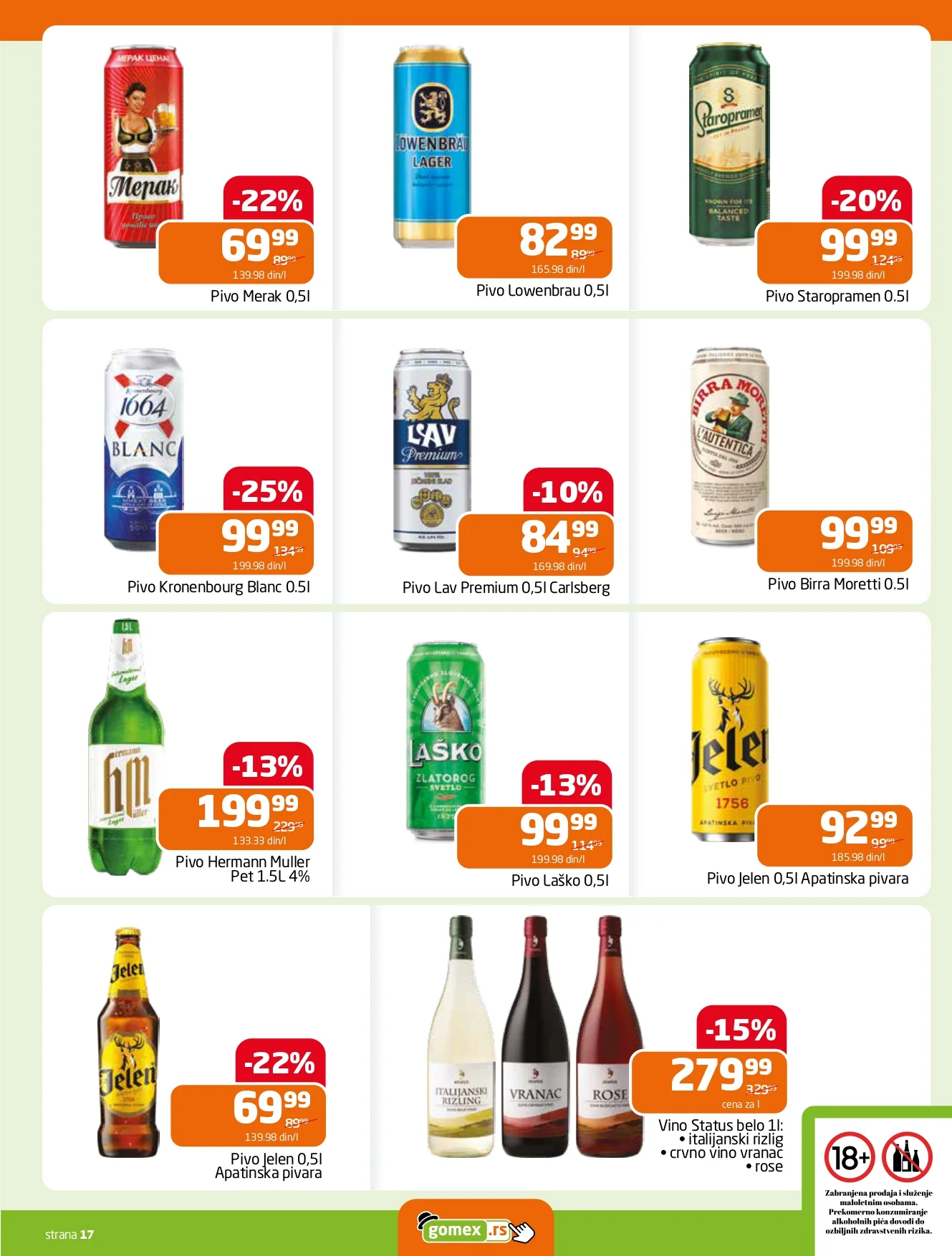 Gomex katalog AKCIJE IZ ŠEŠIRA 4-17.2.2026.