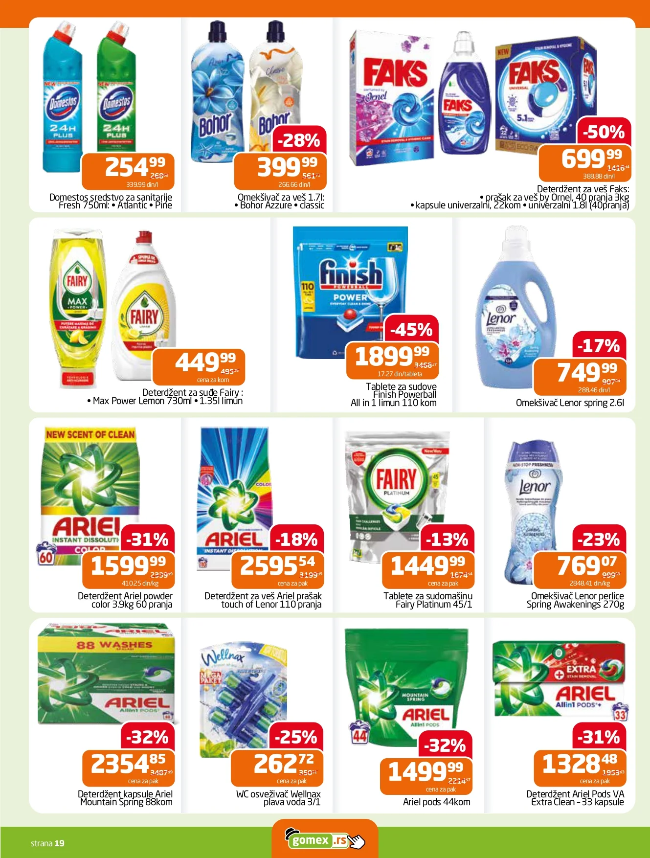 Gomex katalog AKCIJE IZ ŠEŠIRA 4-17.2.2026.