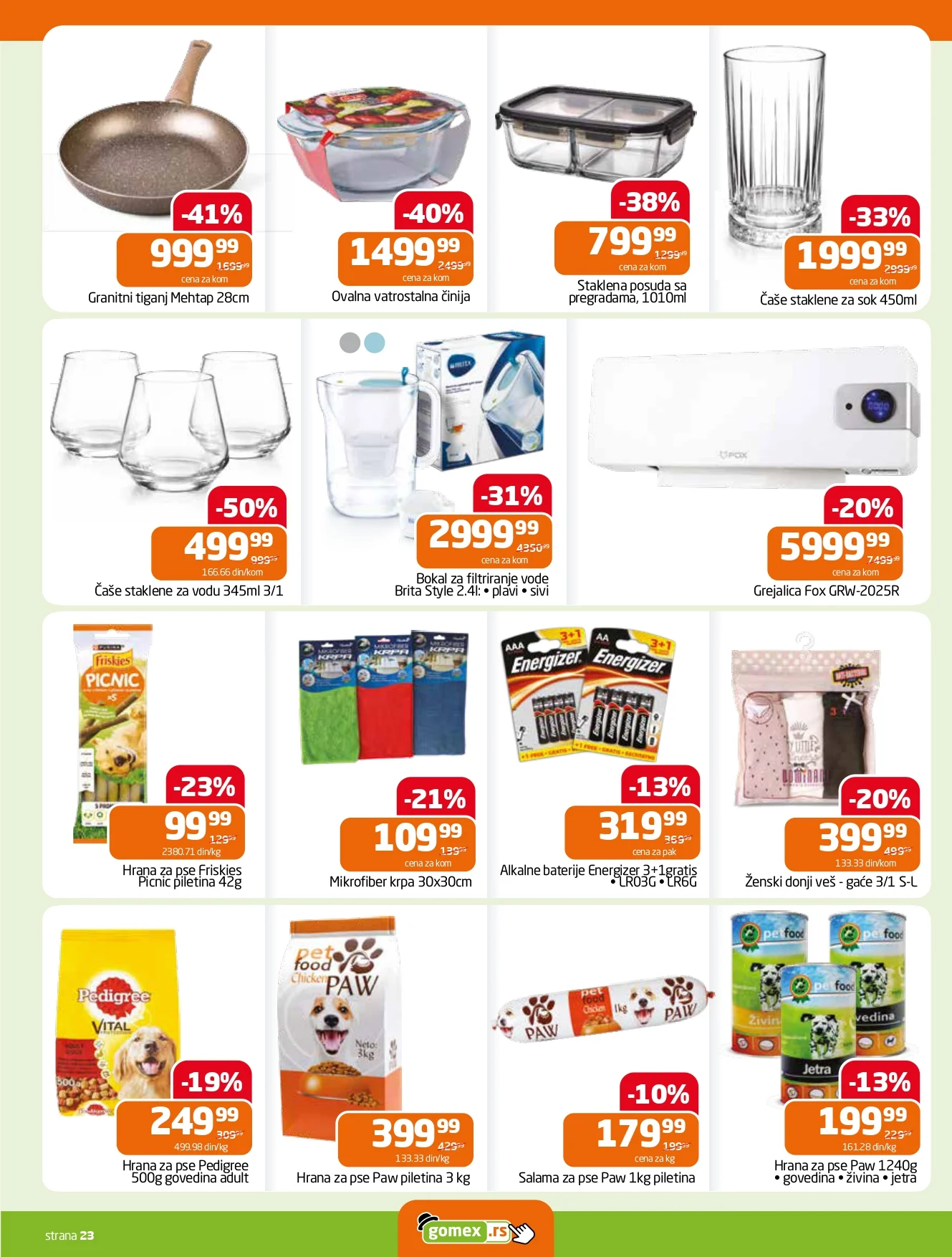 Gomex katalog AKCIJE IZ ŠEŠIRA 4-17.2.2026.