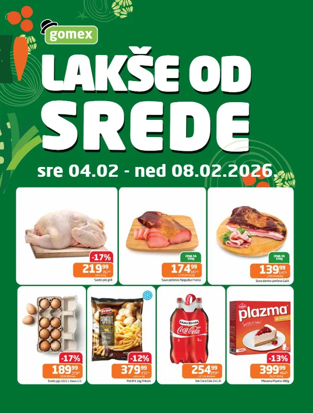 Gomex katalog LAKŠE OD SREDE 4-8.2.2026.