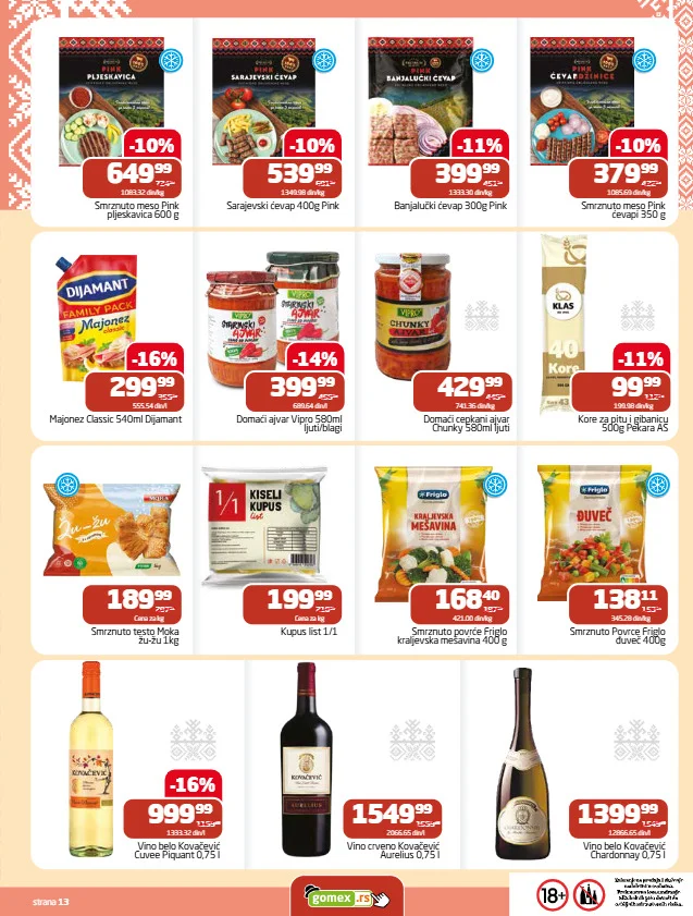 Gomex katalog TEMA MESECA 18.2-3.3.2026.