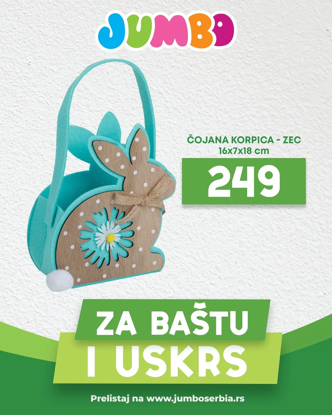 Jumbo akcija BAŠTA I USKRS - sniženje do 11.4.2026.
