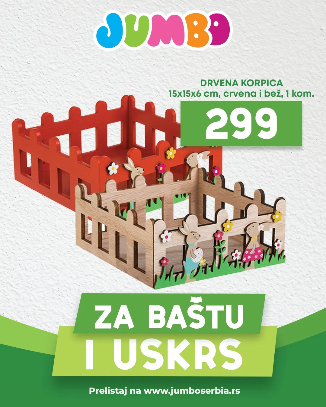 Jumbo akcija BAŠTA I USKRS - sniženje do 11.4.2026.